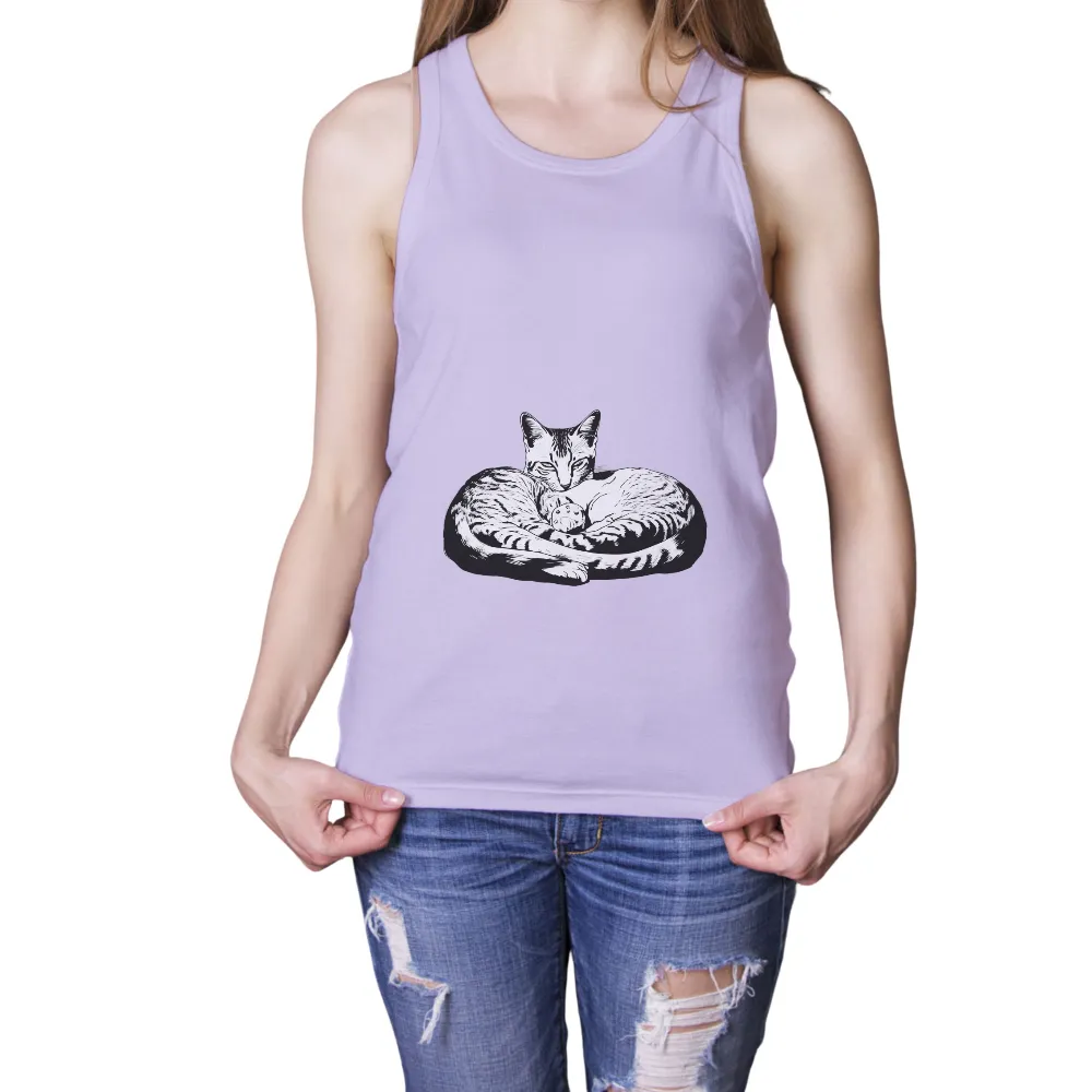 Custom Tee Shirts: Luna's Cherished Companion|devin townsend space cat shirt