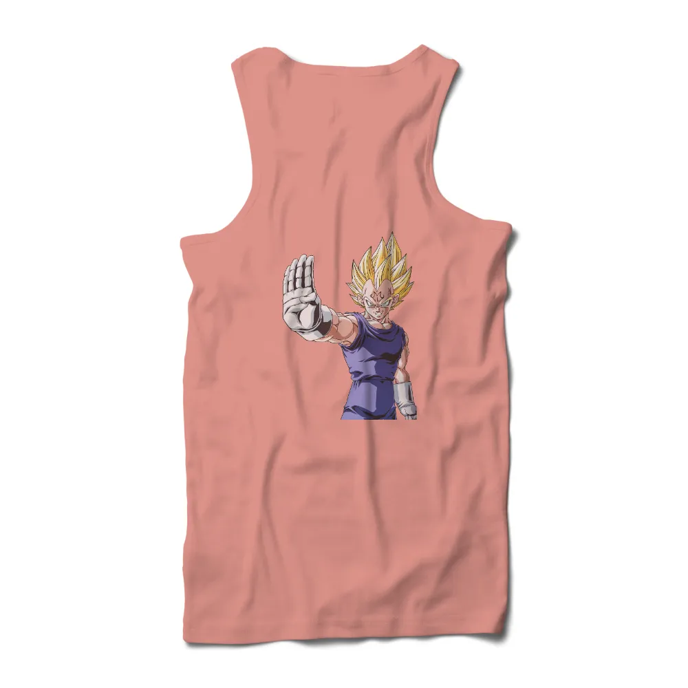 T-Shirt Printing: Super Saiyan Vegeta - Anime Power and Perseverance|dragon ball z workout pants