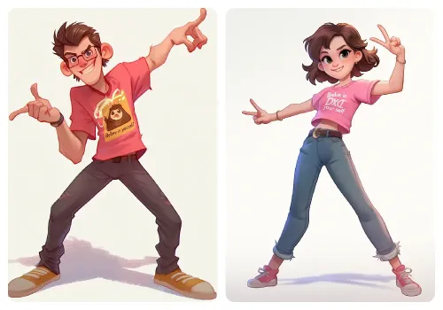 Inspiring Pink Shirt Cartoon T-Shirts for Every Occasion