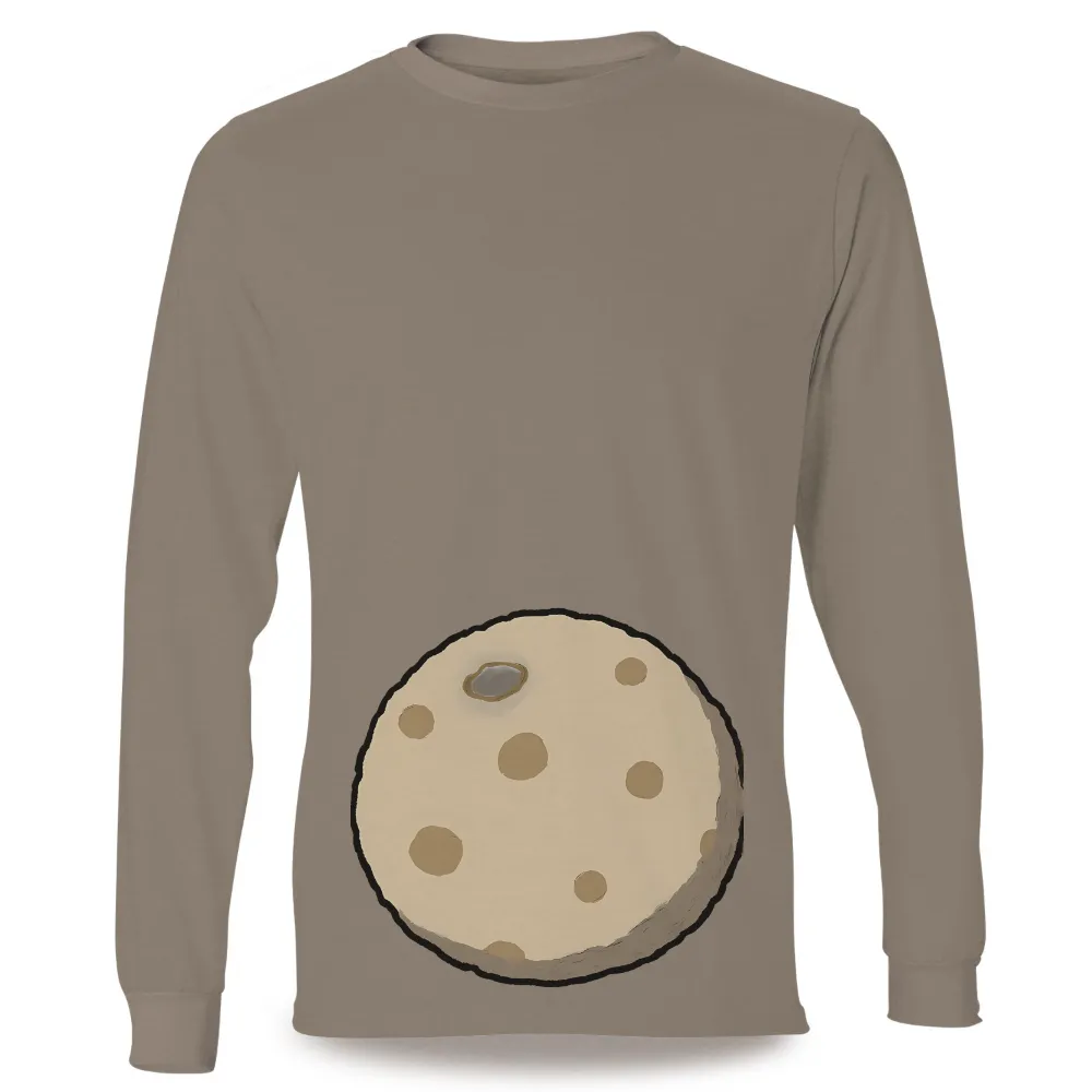 T-Shirt Printing: Whimsical Moon Cookie Design|sun and moon t shirt kellogg's