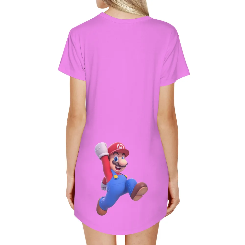 T-Shirts Design: Iconic Mario Adventure|retro nba player t shirts