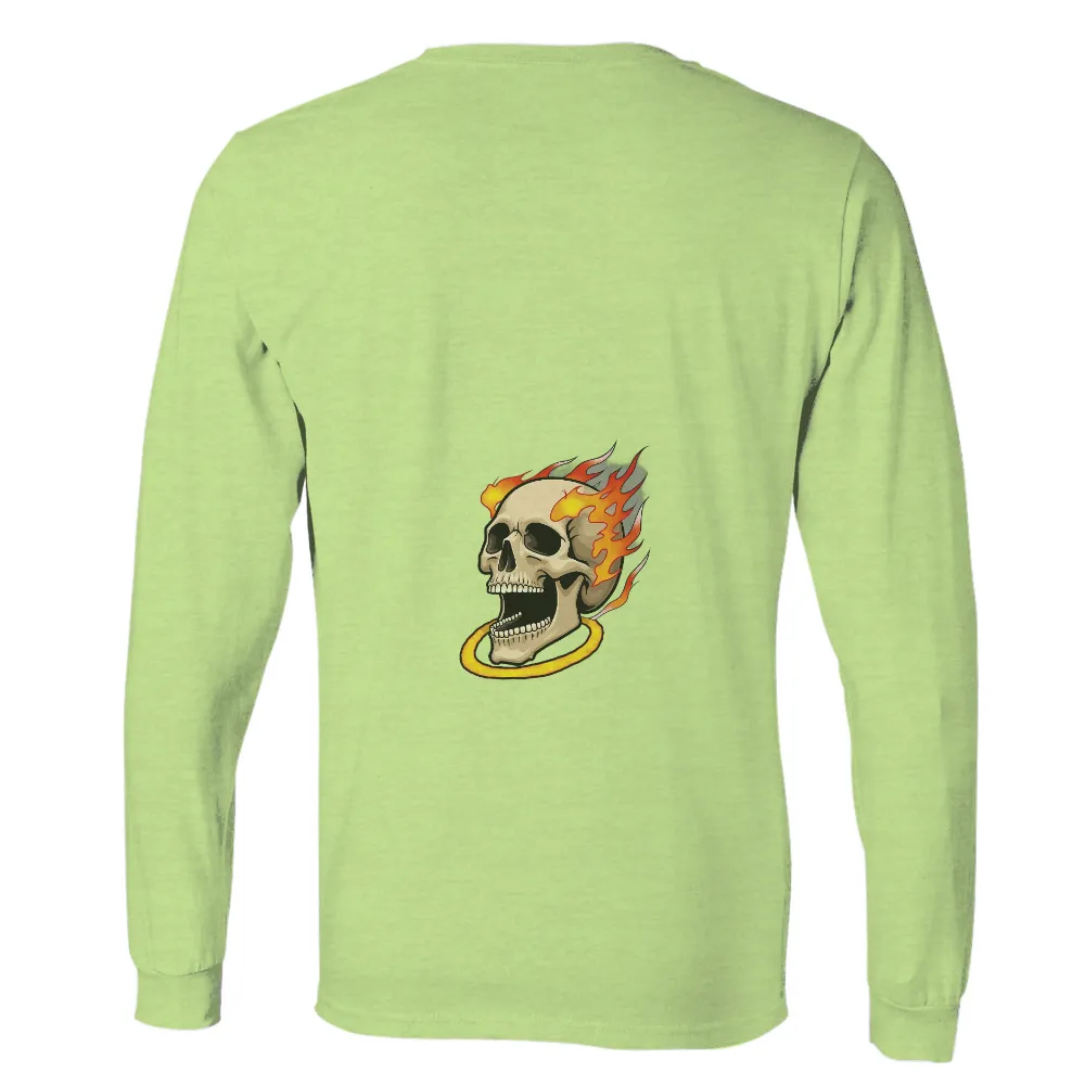 TShirt Printing: Skull on Fire - Unity and Strength|capfriendly flames