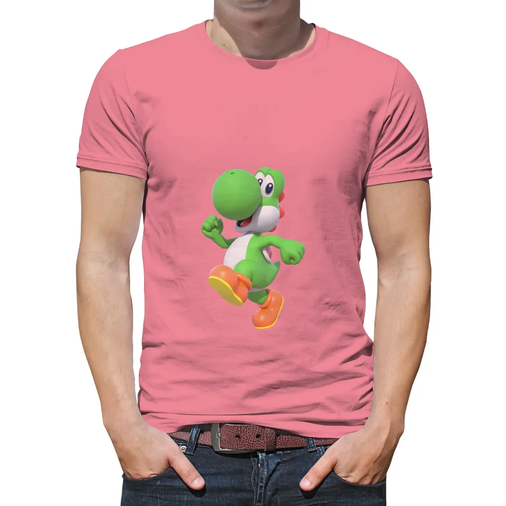 Customized Tee Shirts: Yoshi Adventure - Gaming Nostalgia|target dinosaur easter shirt