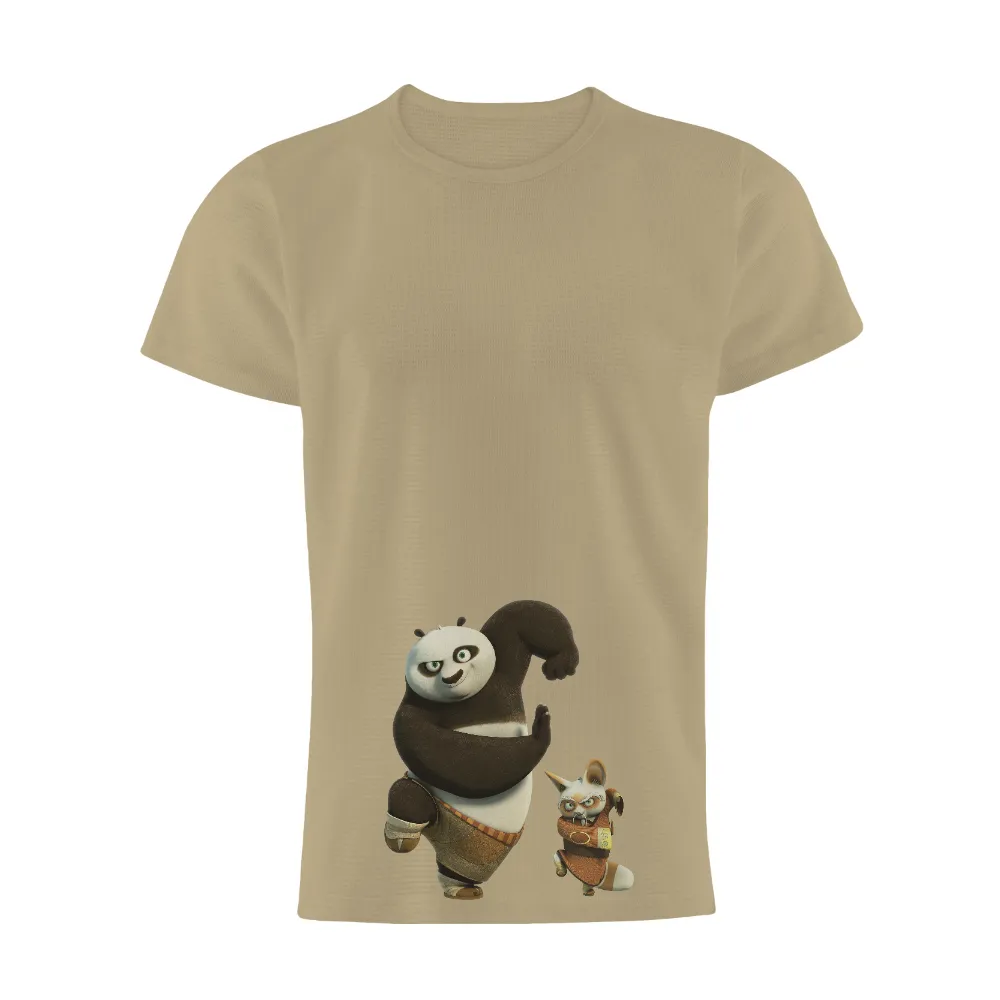 Kung Fu Panda T-Shirt Printing: Adventure and Humor with Po and Shifu|military t shirts humor uk