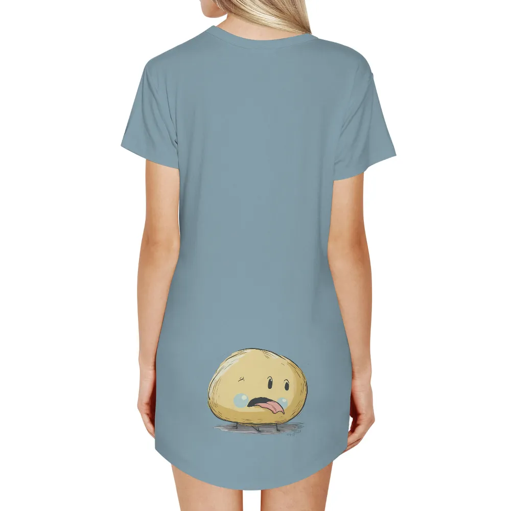 TShirt Printing: Bubbl - The Cute and Quirky Character Expressing Drowsiness|cute black t shirt roblox