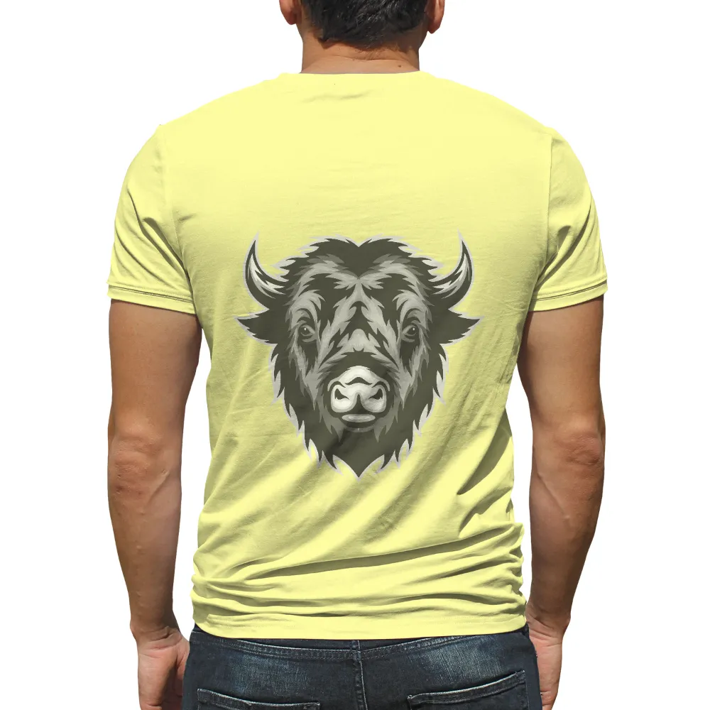 TShirt Design: Bison Spirit - Strength and Endurance|animal crossing shirt button up