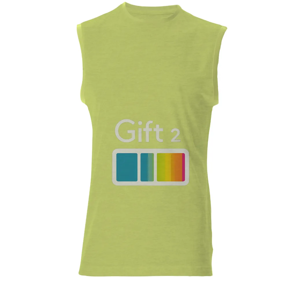 T-Shirts Custom: Celebrate Life Moments with Vibrant Gift 2 Design|rainbow big sister shirt