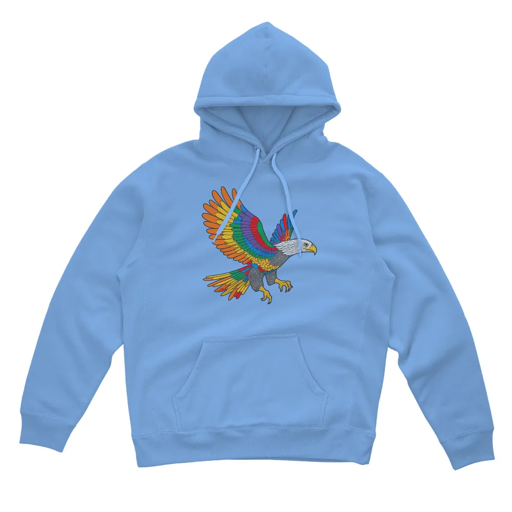 Custom Rainbow Eagle Design: Embracing Freedom, Diversity, and Unity|rainbow blm shirt