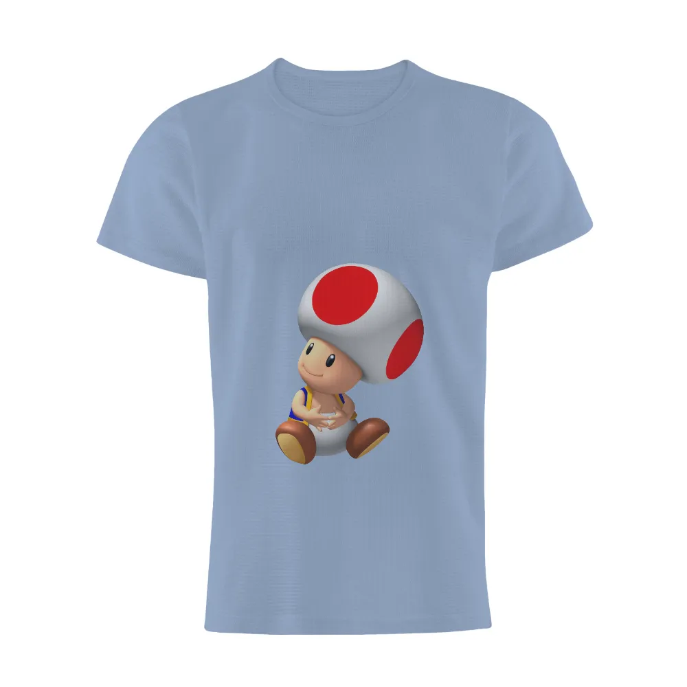 Toad TShirt Design: A Touch of Nostalgia and Joy|patent pending mario shirt