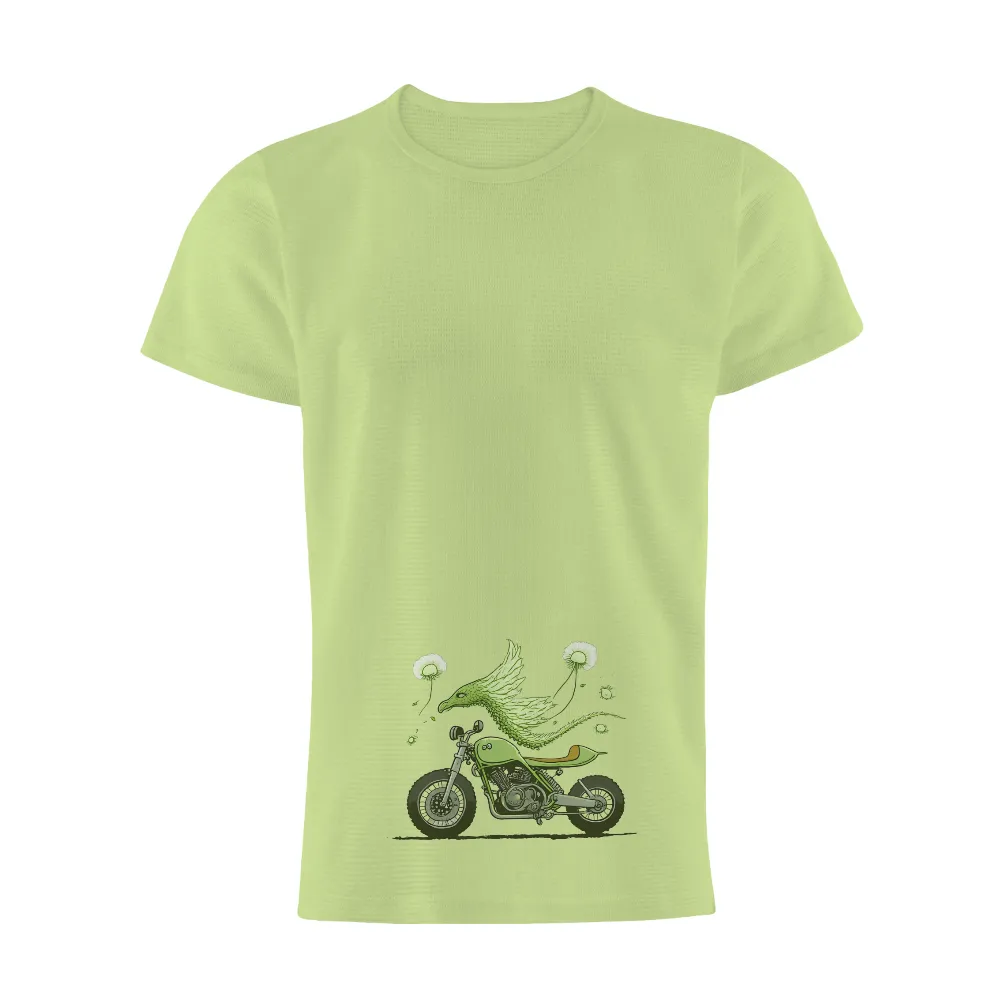 T-Shirts Design: Dragon Motorcycle - Freedom and Adventure|freedom graffiti