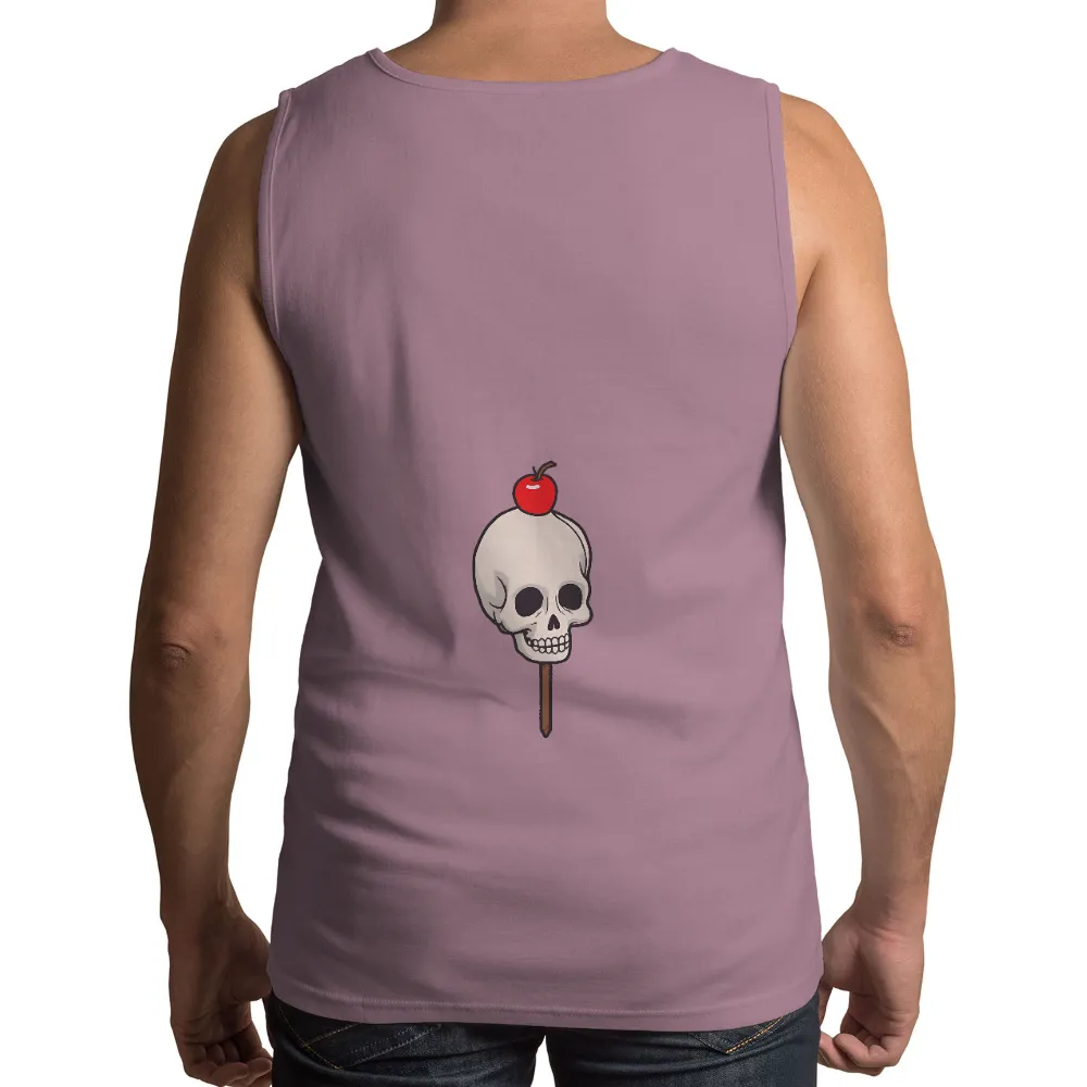 Tee Shirts Printed: Skull Lollipop - Life and Death in Whimsical Design|rainbow death star shirt