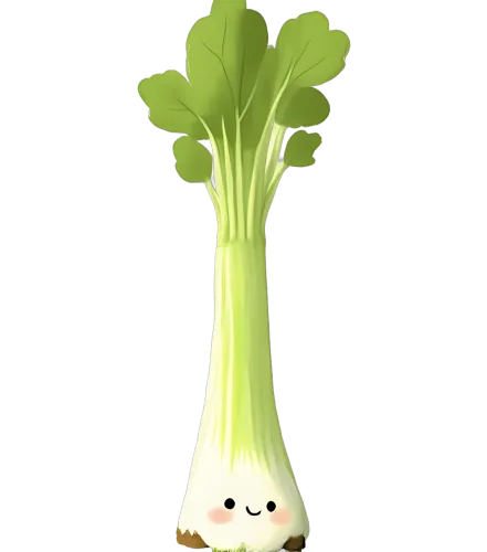 Charming Leek: A Whimsical T-Shirts Design