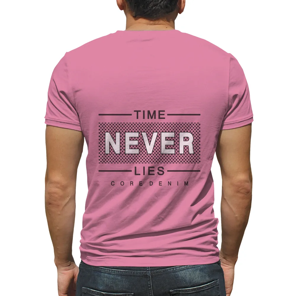 T-Shirts Design: TIME NEVER LIES - Expressing Truth Through Art|wine time finally t shirts