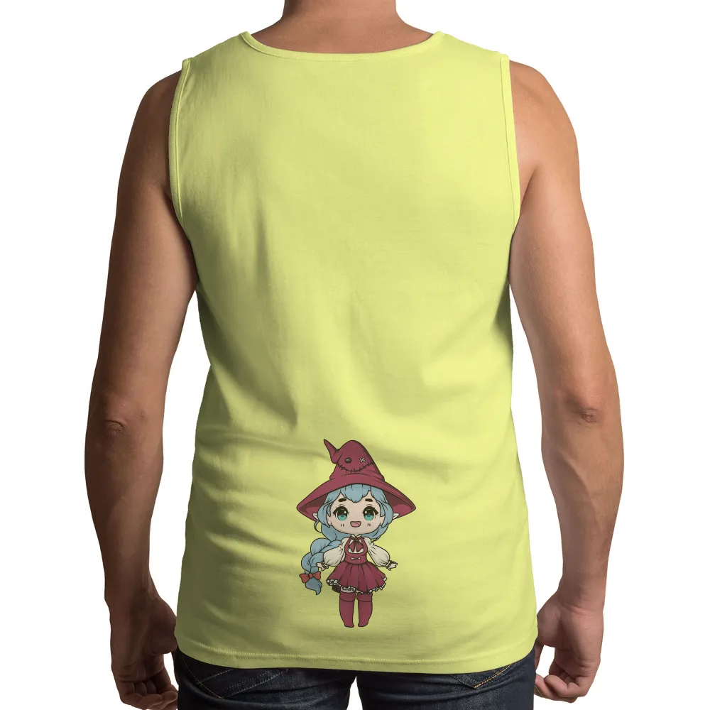 Custom T-Shirt Printing: Luna the Cheerful Witch|on a dark desert highway shirt witch