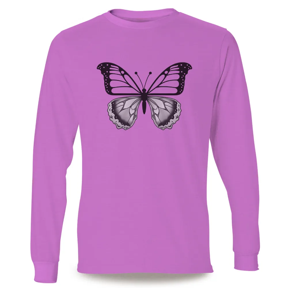 Customized Tee Shirts: Luna's Wings of Transformation|strawberry butterfly shirt