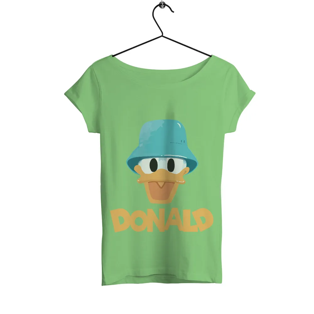 Donald Duck TShirt Printing: Spread Joy with Cheerful Cartoon Character|cartoon character with blue shirt