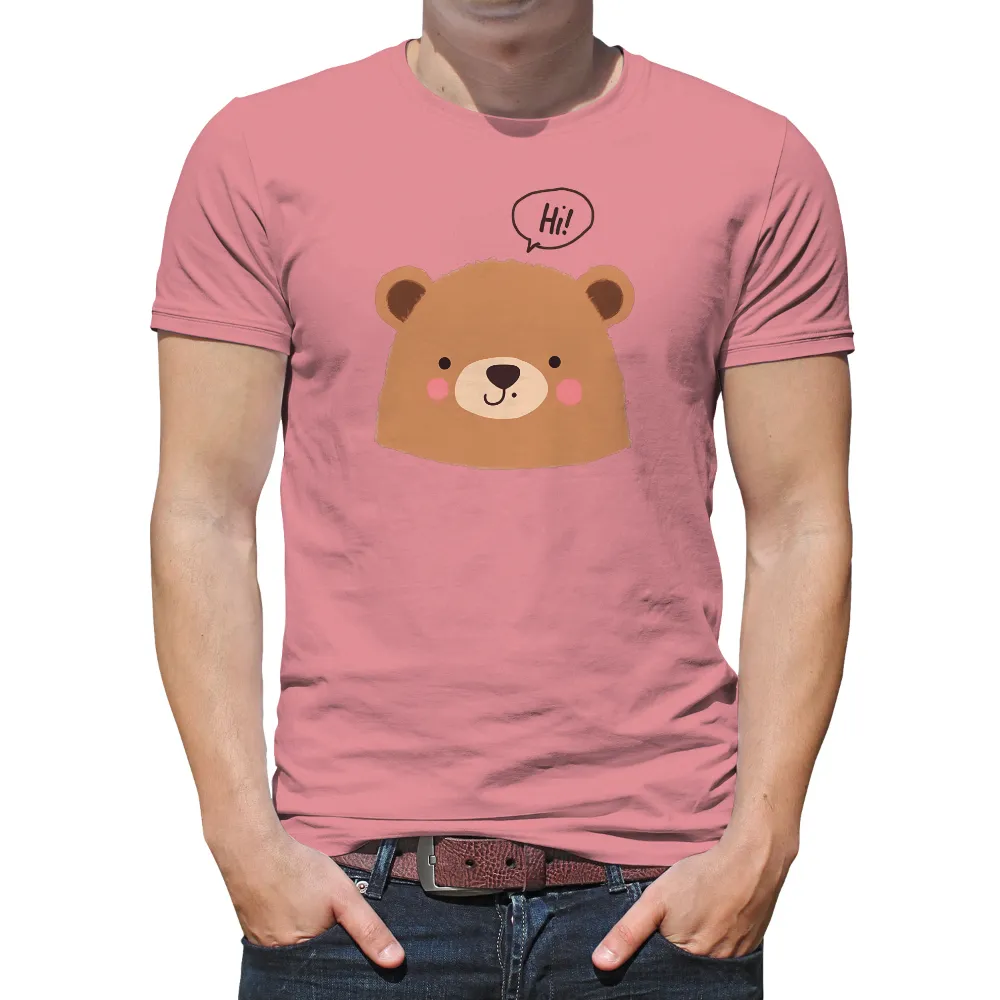 T-Shirt Printing: Cute Teddy Bear Design Brings Warmth and Comfort|cute summer shirts for juniors