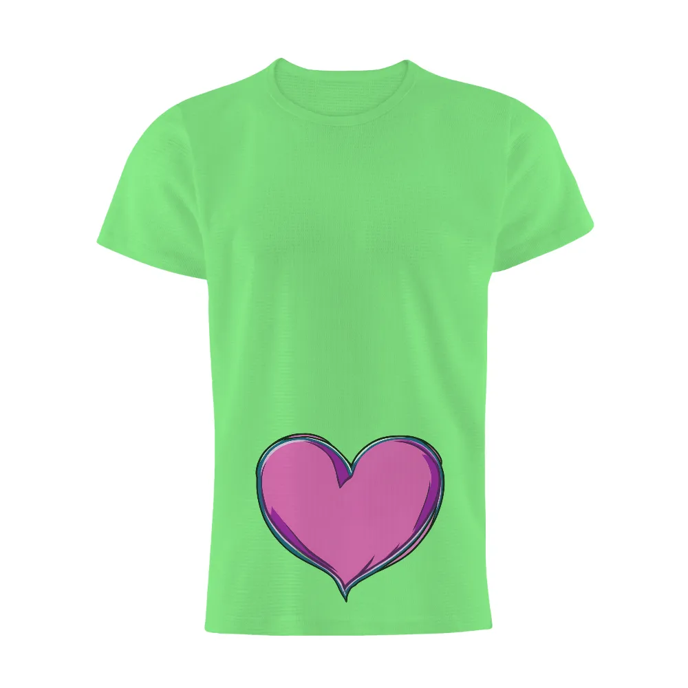 T-Shirts Pattern: Bold Heart of Love and Connection|valentine love shirts