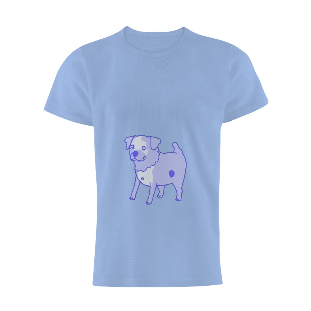 Tee Shirts Printed: Whiskers the Joyful Dog|fortnite dog shirt