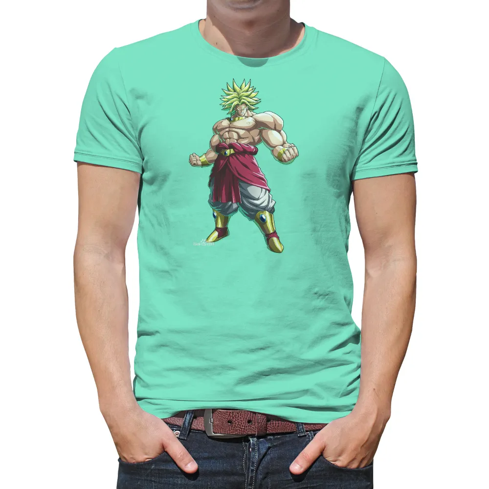 T-Shirts Pattern: Broly Super Saiyan - Iconic Anime Warrior|dragon ball super sweatpants