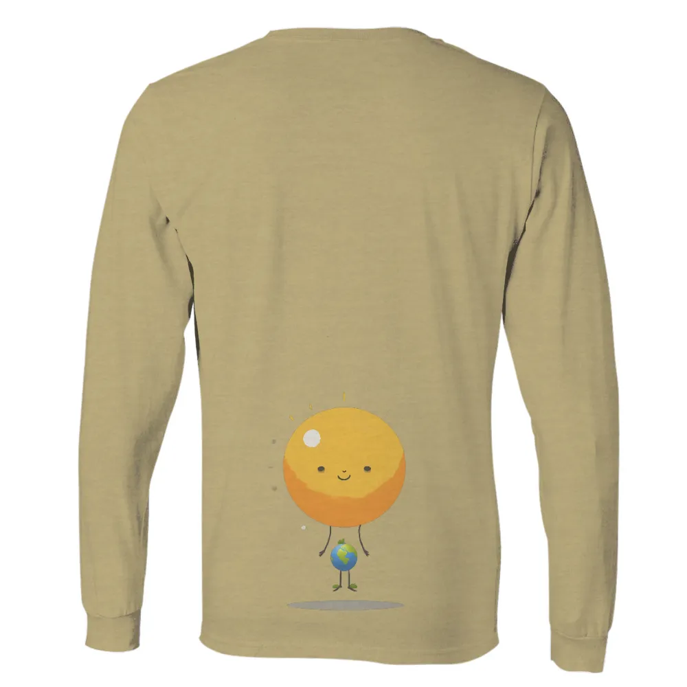 Custom Tee Shirts: Friendship and Positivity in Space|light long sleeve t shirts for summer