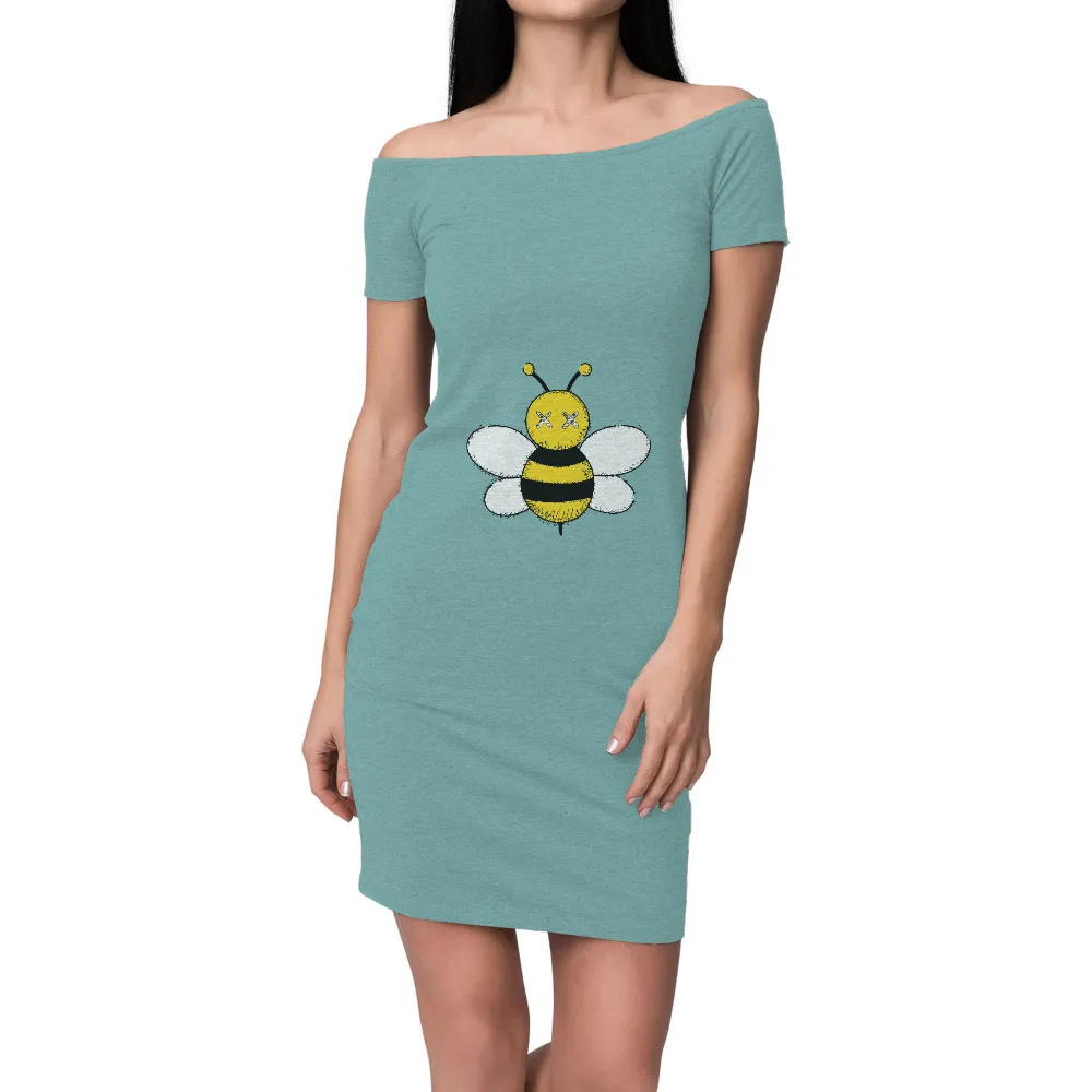 T-Shirts Custom: Whimsical Bee - Funny & Quirky Design|military t shirts humor uk