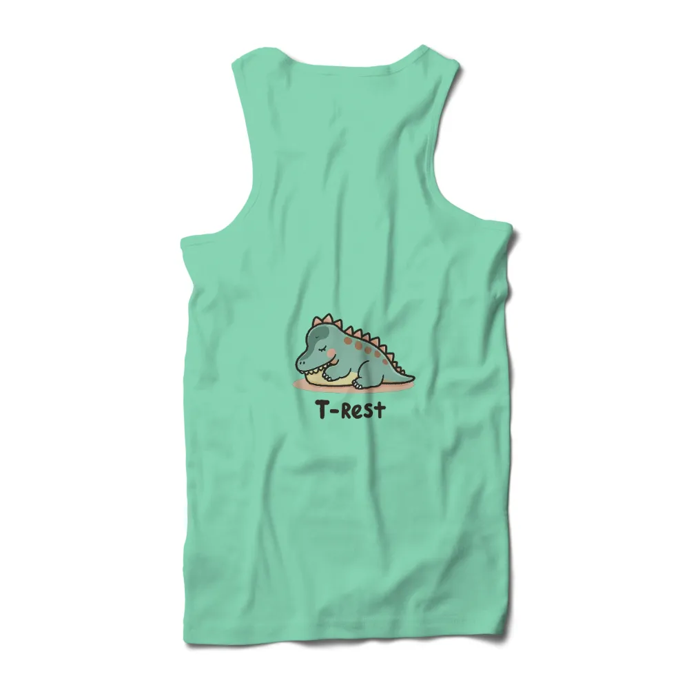 Custom T-Shirt Printing: T-Rex Nap Time with T-Rest|valentines day dinosaur shirt