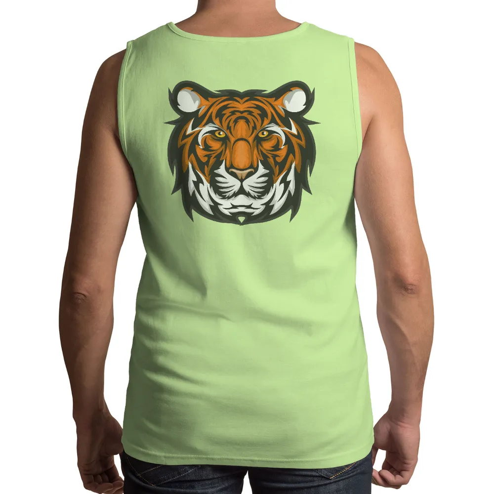 T-Shirt Printing: Fierce Tiger Face - Strength and Courage|kar l art de l automobile fancy cars t shirt