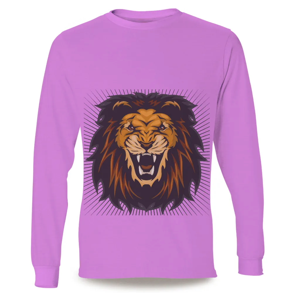 Graphic Tees: Lion of Strength and Courage|graffiti nature