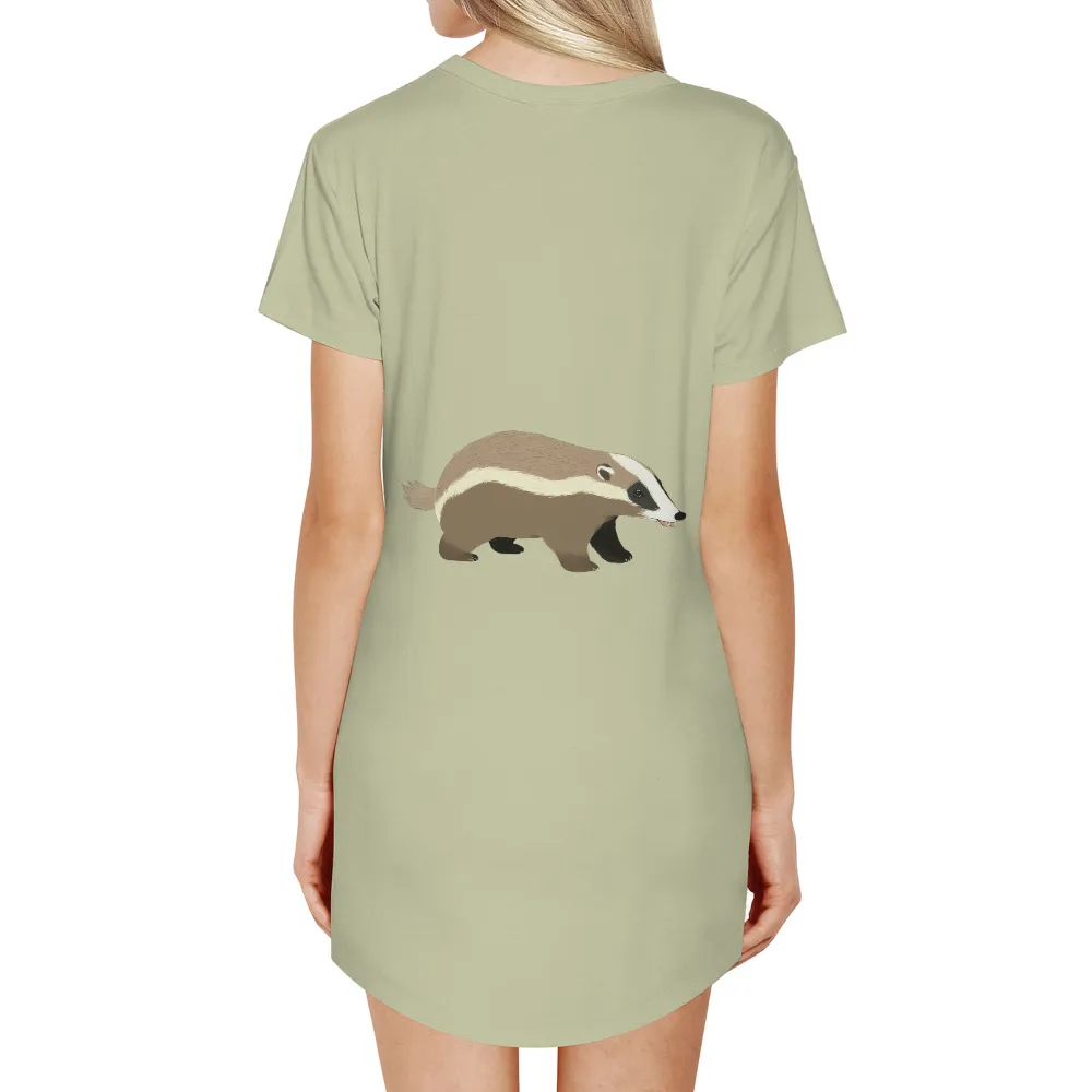 Customized Tee Shirts: Boris the Badger's Adventure|huk fishing shirts uv protection