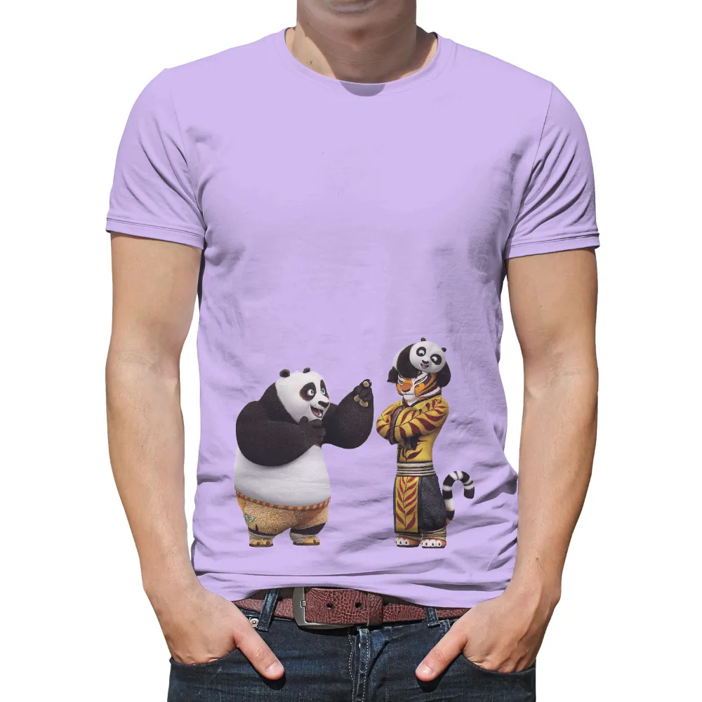 Shirts Graphic Tees - Kung Fu Panda Heroes and Villains|hero gayab mode on t shirt