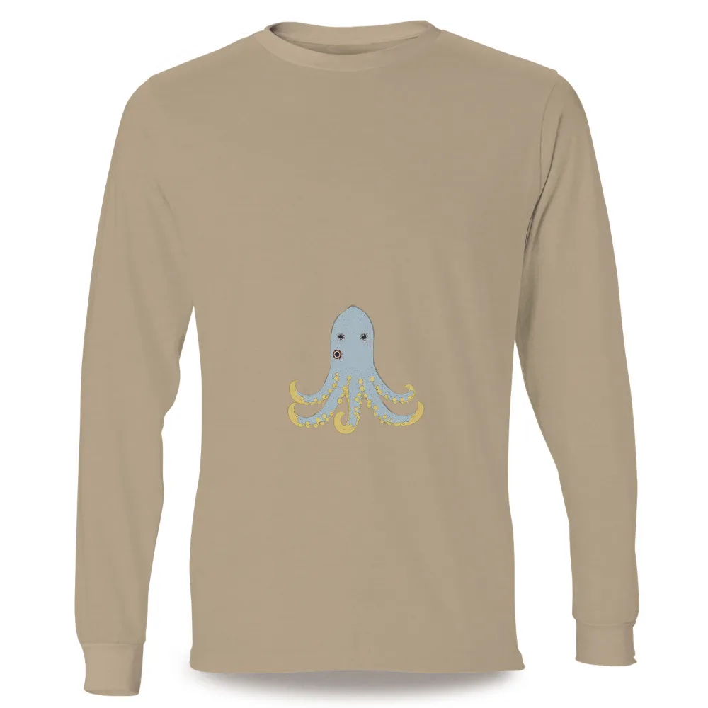 Custom T-Shirt Printing: Otto the Magical Octopus - Artistic Self-Expression|butterfly glowing t shirt