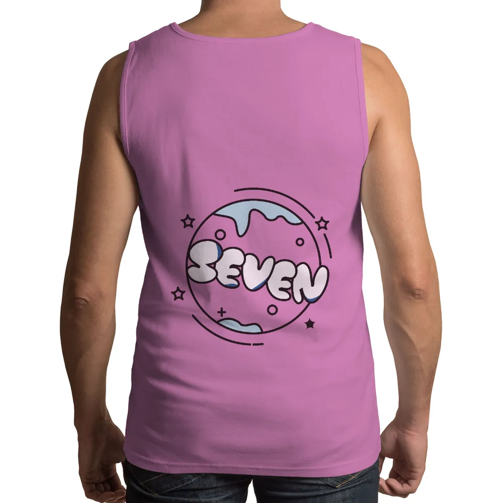 Customized Tee Shirts: SEVEN - A Symbol of Completeness and Perfection|roblox t shirt light blue