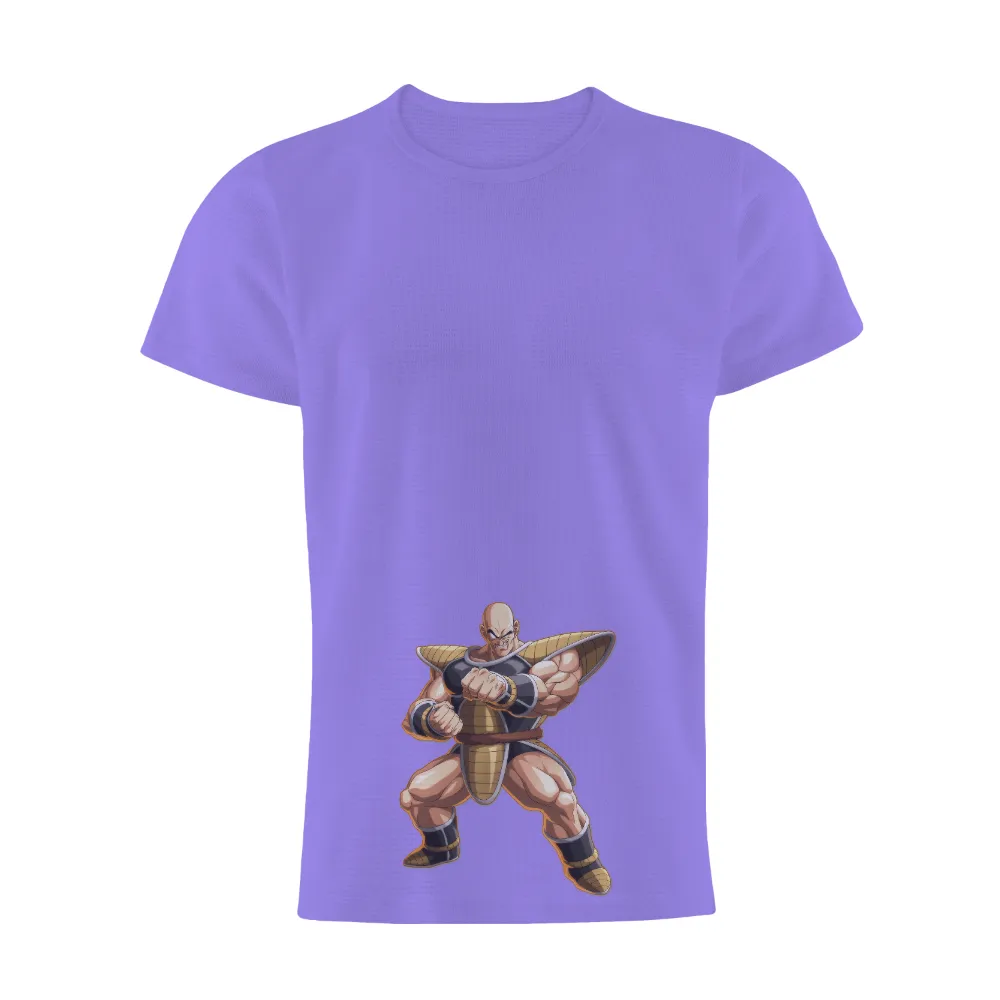 T-Shirt Printing: Nappa - The Saiyan Warrior of Strength and Determination|kaiju battle play shirt