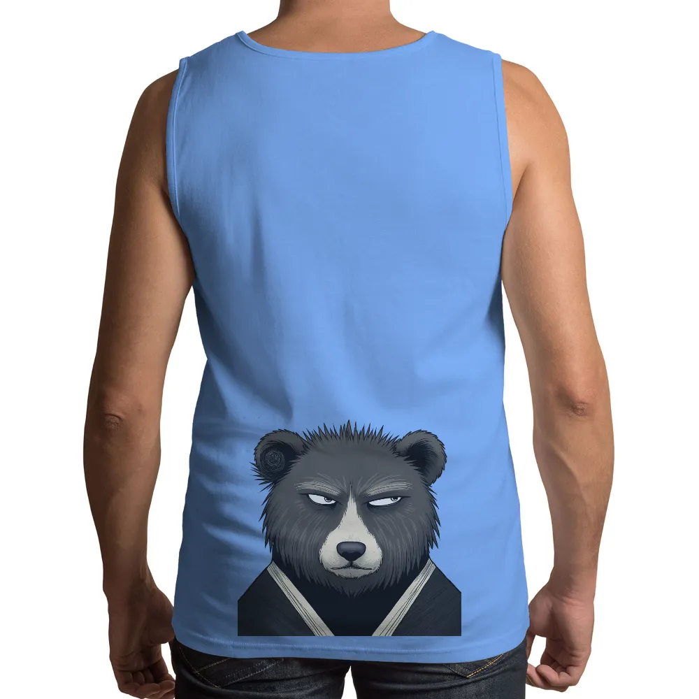 Shirts Graphic Tees: Boris the Bear - Urban Nature Fusion|cartoon character with star on shirt