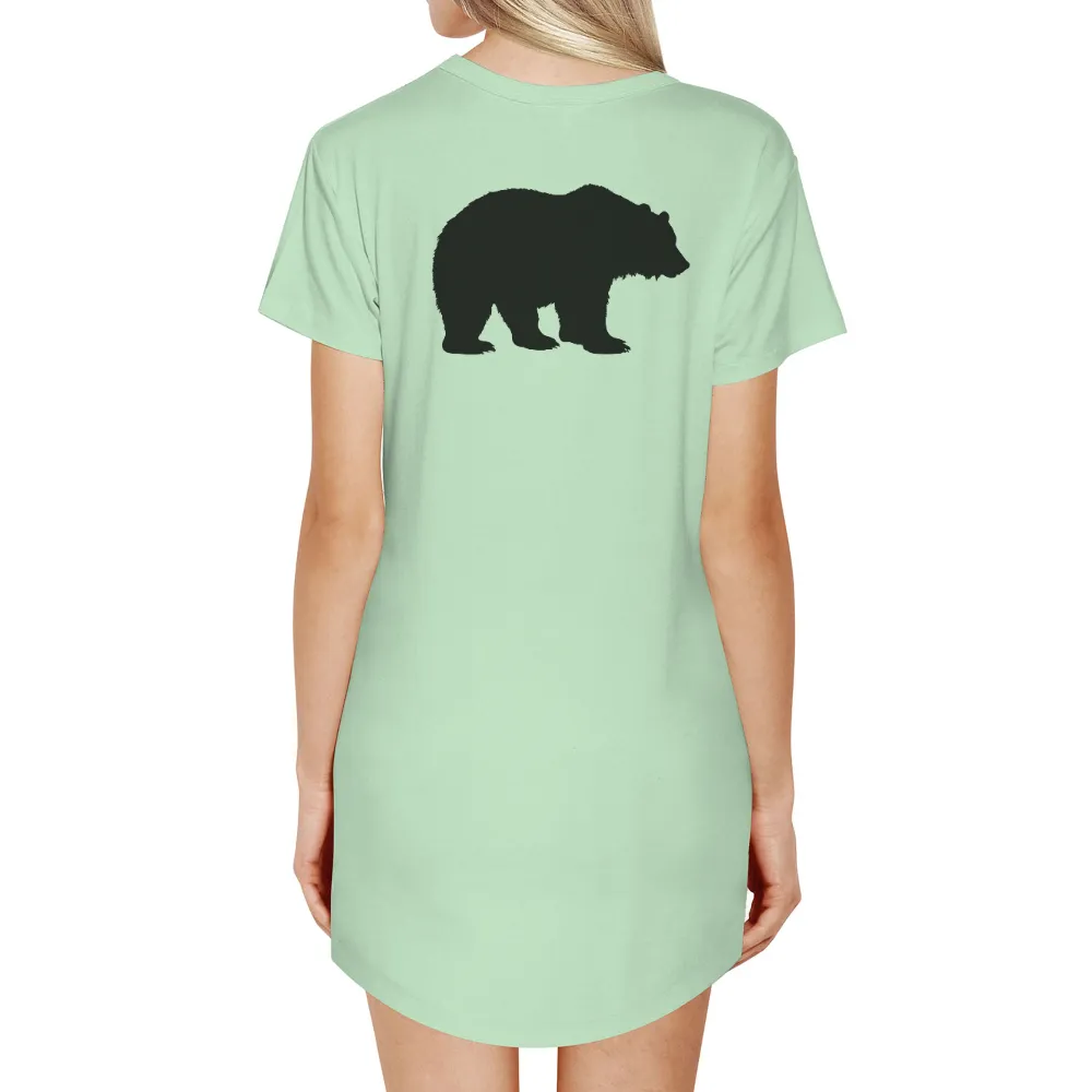 Bruno the Bear: Shirts Graphic Tees - Nature's Power and Beauty|pokemon forest shirt