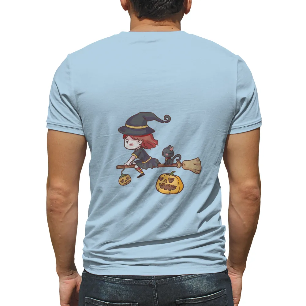 Graphic Tees: Luna's Magical Halloween Flight|vlone pumpkin shirt