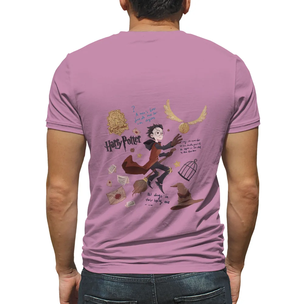 Custom T-Shirt Printing: Harry Potter Adventure - Pop Culture Design|adventure time dancing with monsters shirt