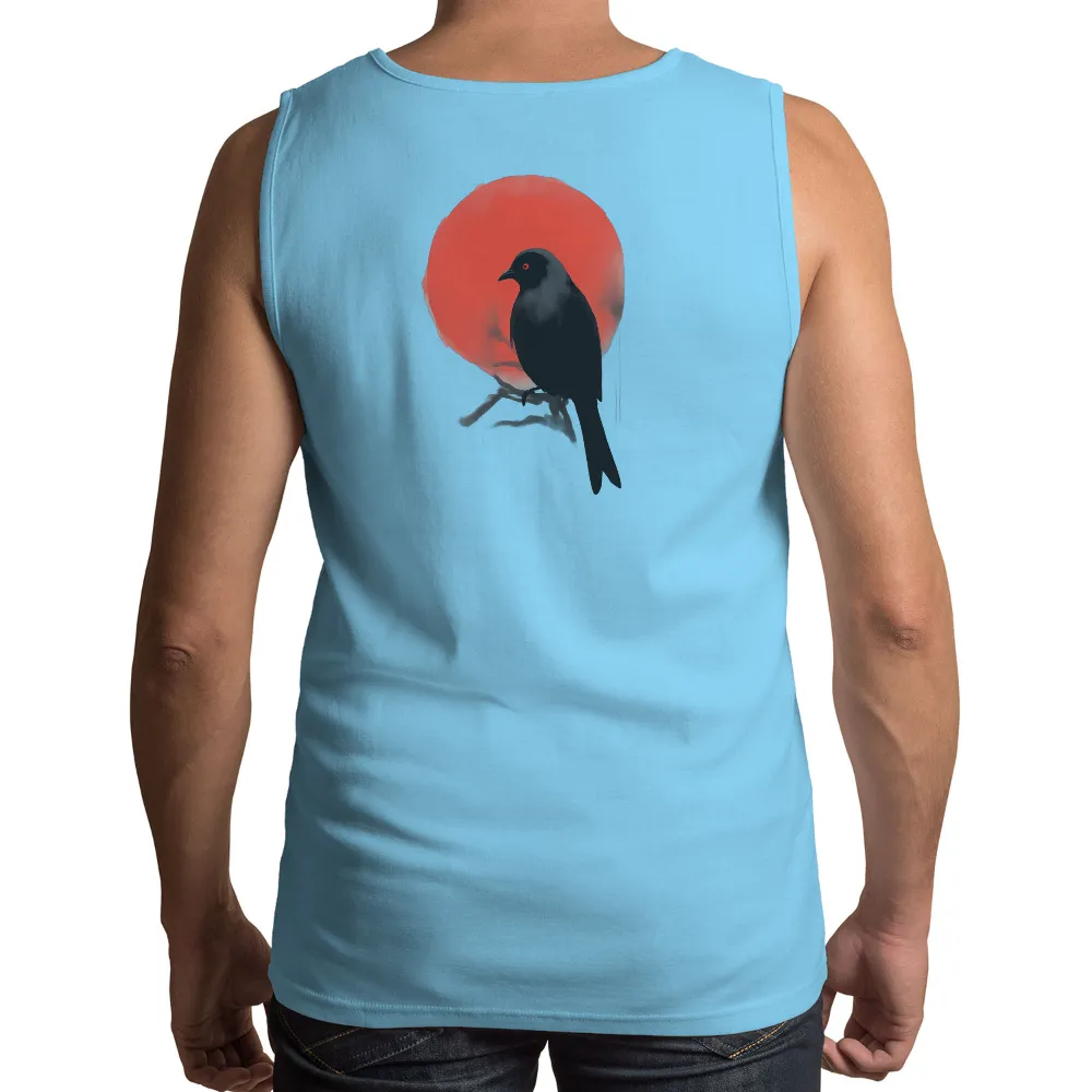 TShirt Design: Raven Silhouette - Guardian of the Night|whitetails men's camp night berber lined hooded flannel shir