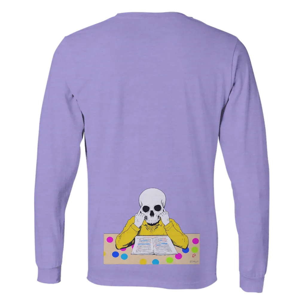 T-Shirts Custom: Skeleton Study - Whimsical Wisdom|t shirt yellow roblox