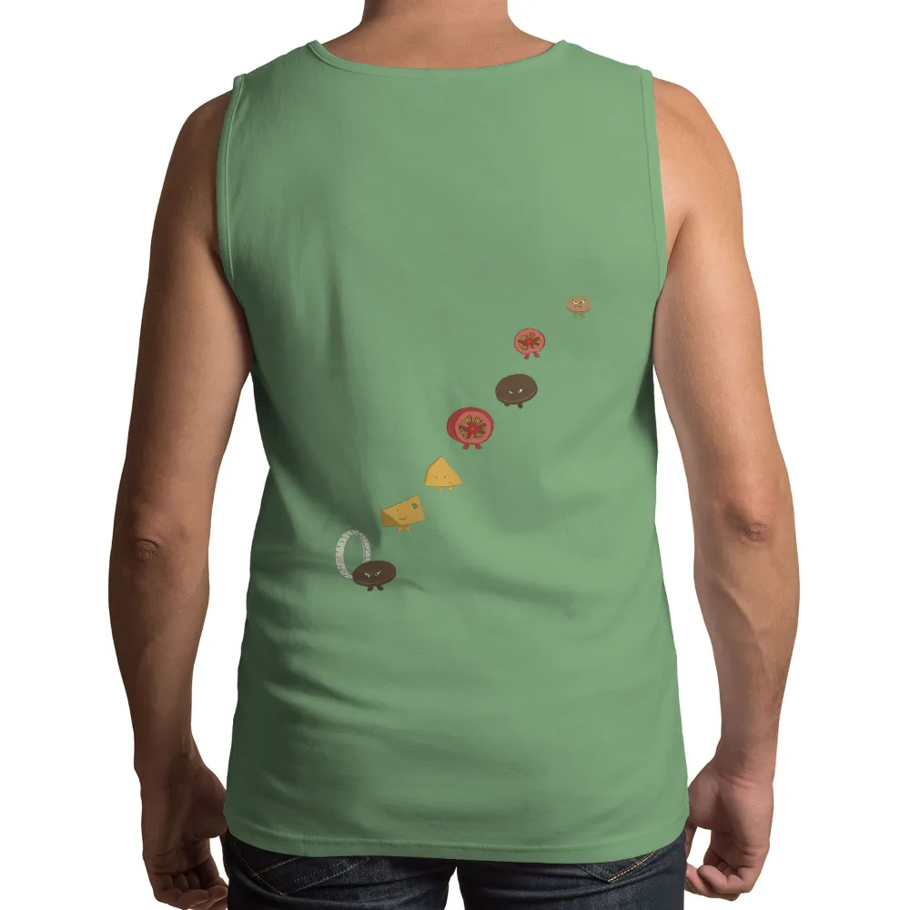 Shirts Graphic Tees: Quirky Food Characters in a Whimsical Design|medieval t shirts funny