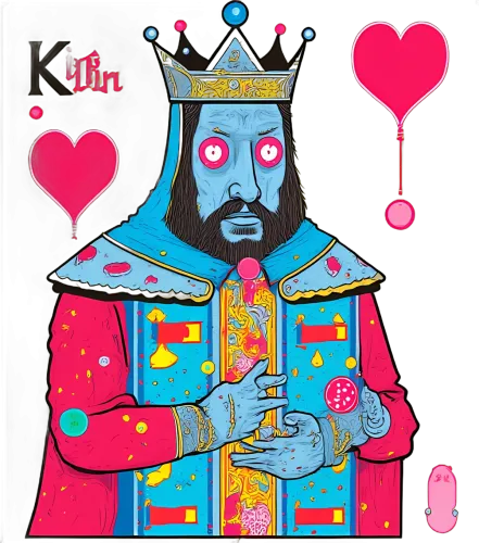 King of Hearts Design: Blending Medieval Royalty with Modern Art