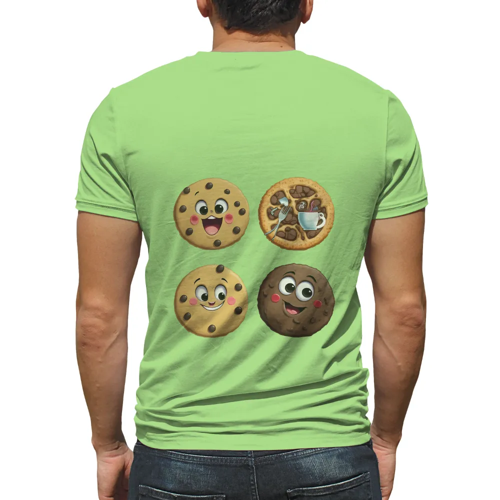 Custom Tee Shirts: Cheerful Cookies - Funny & Quotes|friends valentines shirts