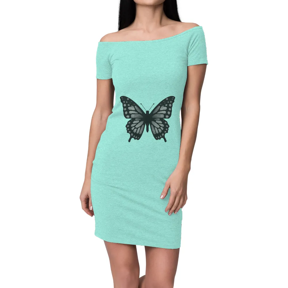 T-Shirts Pattern: Butterfly Wings of Transformation| light spots