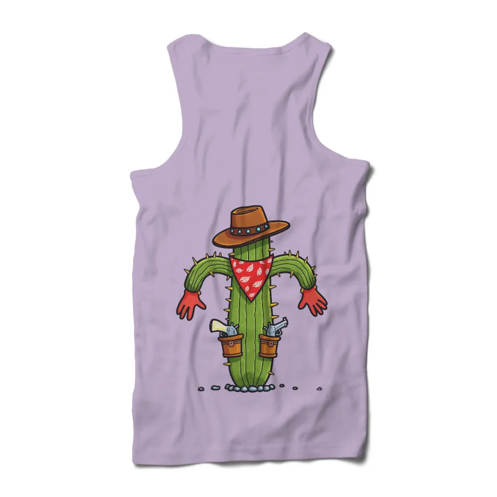 T-Shirt Printing: Cowboy Cactus - Funny & Quirky Design|sinulog shirt design 2023