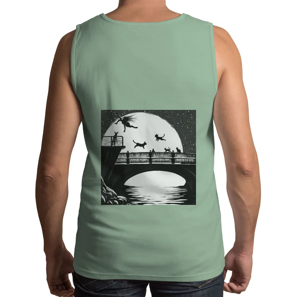 T-Shirts Custom: Moonlit Dance Under the Bridge|freedom is essential t shirt