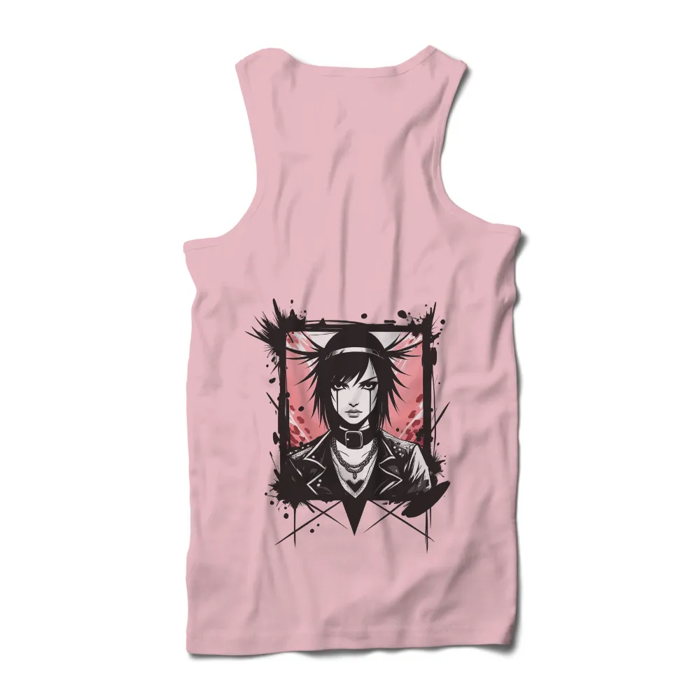 Customized Tee Shirts: Punk Girl Power | Artistic Designs|paint splatters