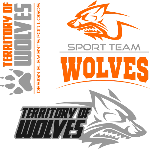 TShirt Design: Sport Team Wolves - Territory of Wolves