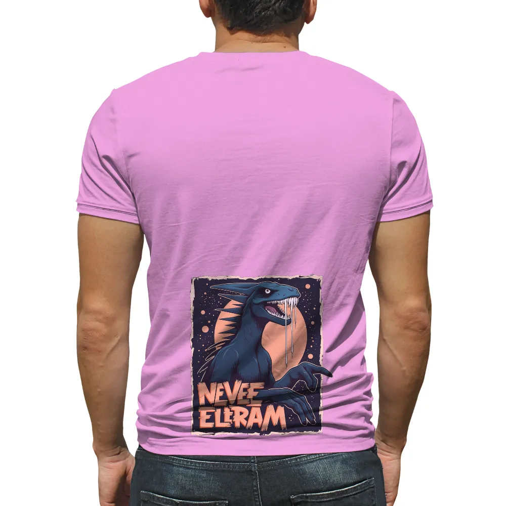 Customized Tee Shirts: Vintage Horror Creature with Full Moon|vintage nba logo t shirts