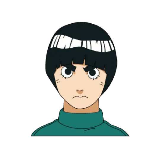 Rock Lee Minimalist T-Shirt Printing - Anime Character Design